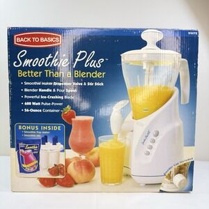 VTG Back to Basics Smoothie Plus SPL600 Dispenser Blender Complete Box Recipes
